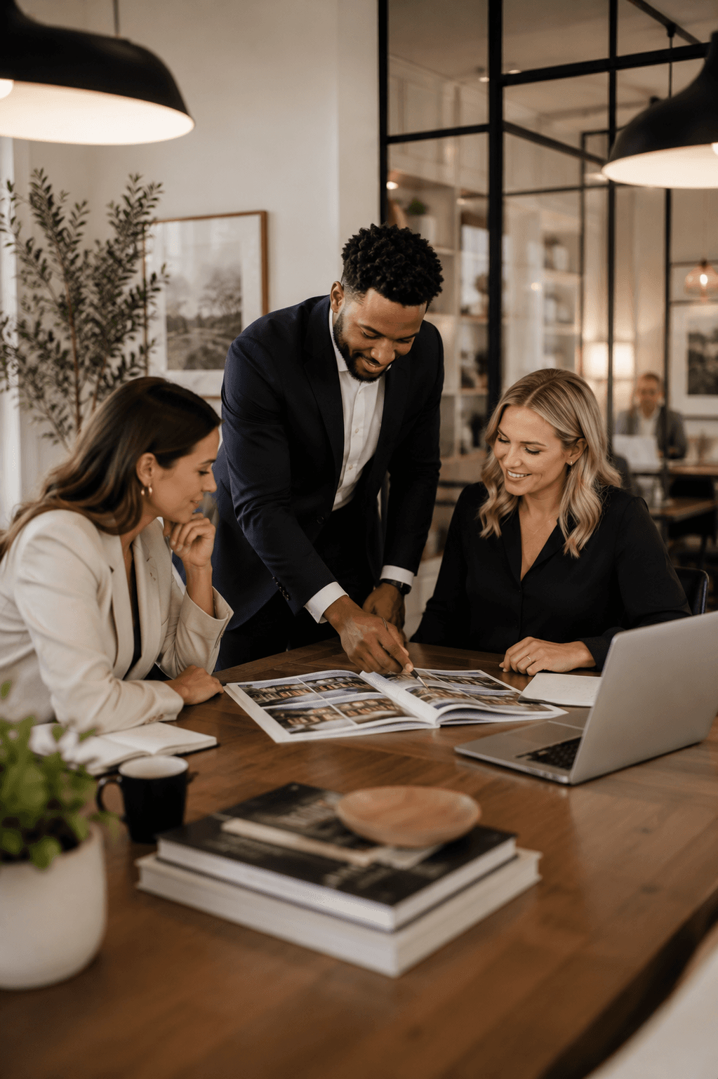 Agent consultation representing referral-focused real estate support
